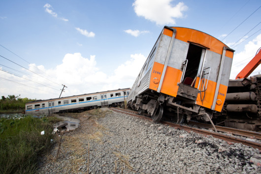 Las causas más comunes de accidentes de tren 