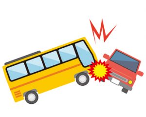¿Quién es responsable de los daños en un accidente de autobús en California?